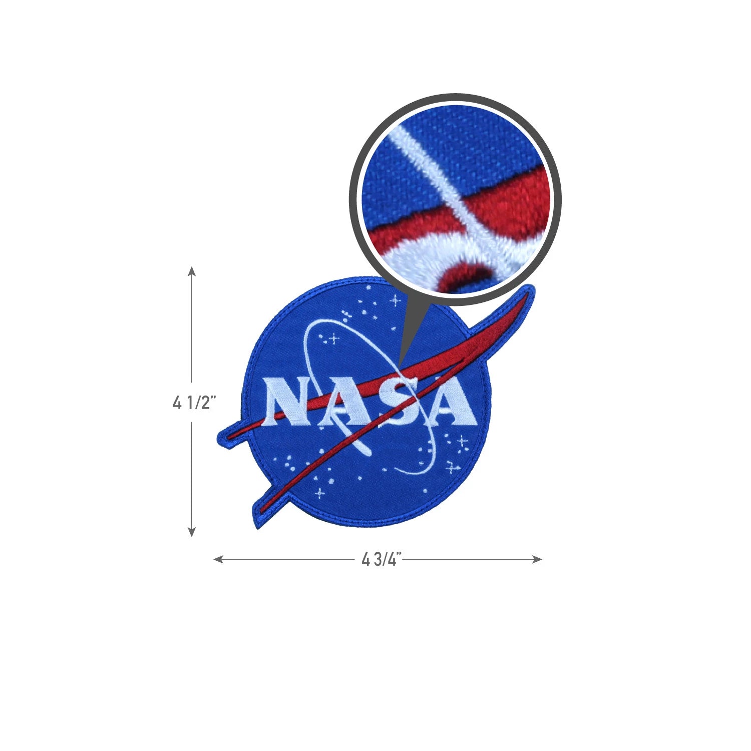 Rothco NASA Meatball Logo Morale Patch Patches detail photo
