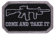 Rothco Come and Take It Morale Patch Black Patches & detail photo