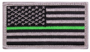 ROTHCo Thin Green Line US Flag Patch - Hook Back - Security Pro USA