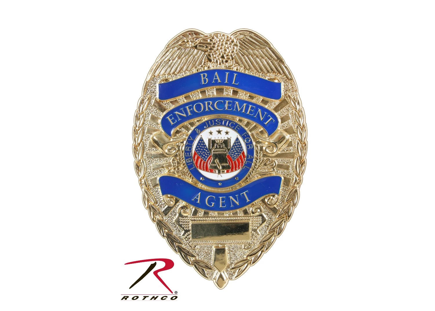 Rothco Deluxe Gold Bail Enforcement Agent Badge Badges & Holders additional view