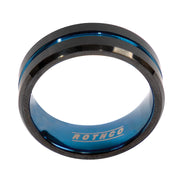 Rothco Tungsten Carbide Thin Blue Line Ring Silicone Rings and alternate photo