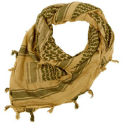 Rebel Tactical Shemagh Tactical Military Scarf 42"x42" Heavy Weight Desert Tan - Rebel Tactical