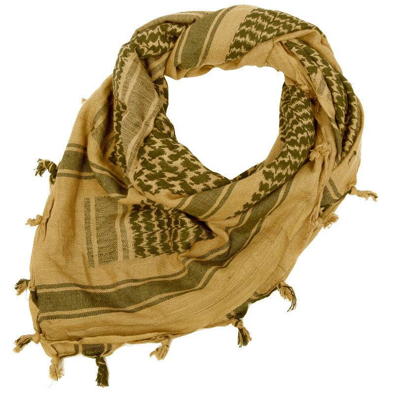 Rebel Tactical Shemagh Tactical Military Scarf 42"x42" Heavy Weight Desert Tan