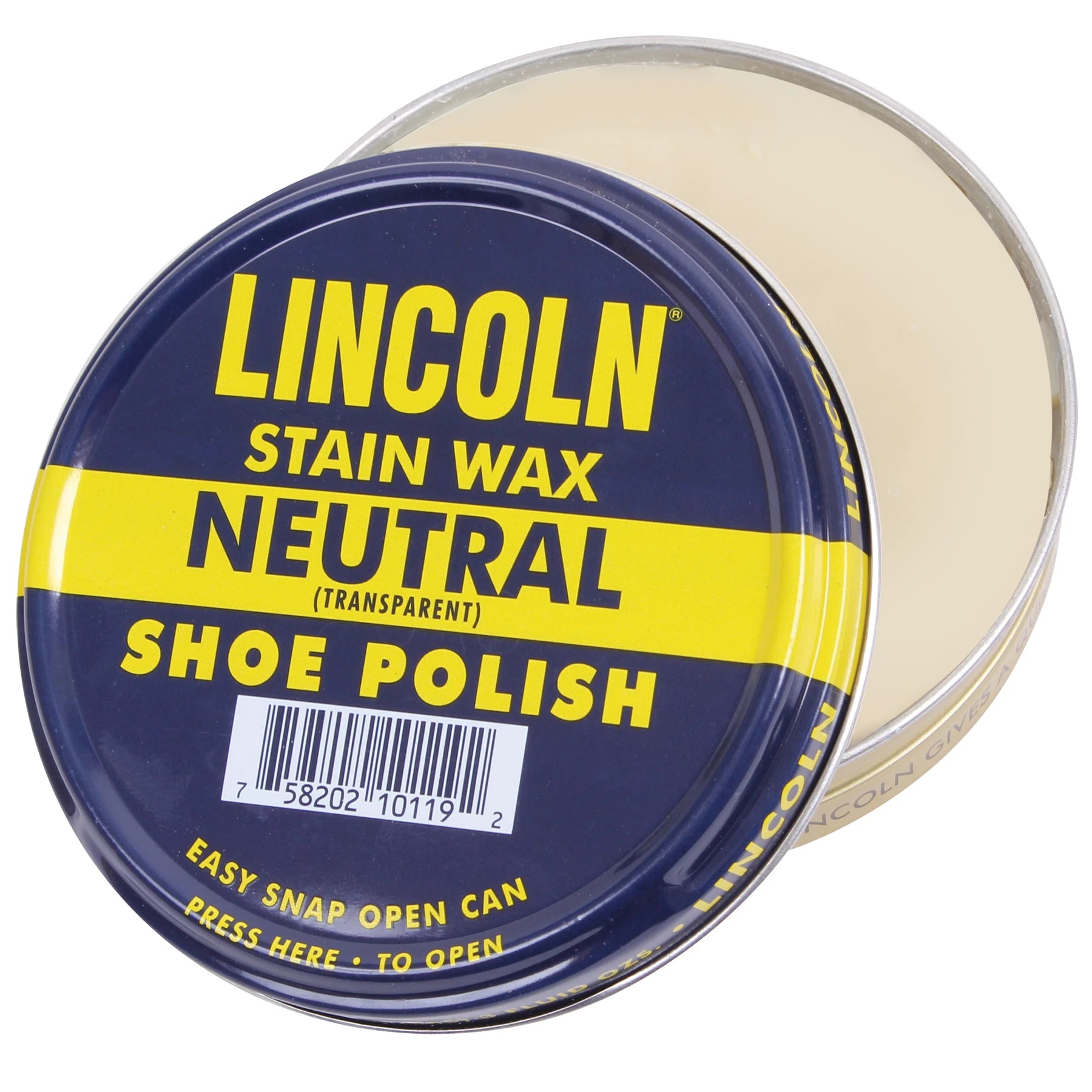 Lincoln Stain Wax Shoe Polish - Brown