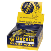 Lincoln Stain Wax Shoe Polish - Brown
