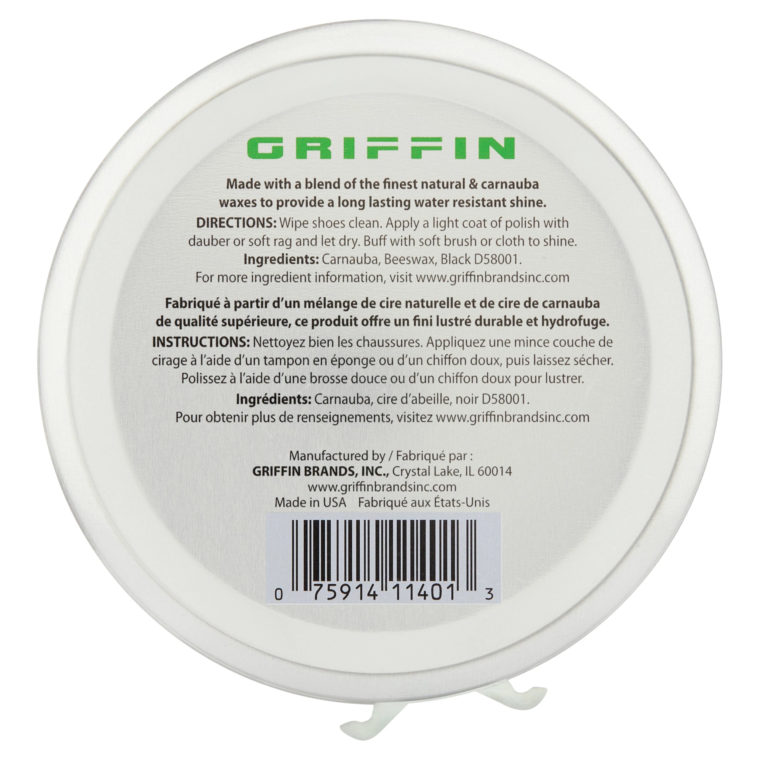 Griffin Shoe Polish – 3 oz.