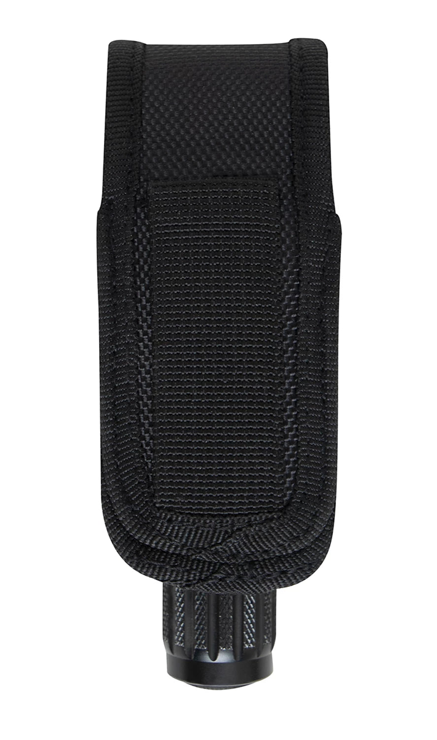 Rothco Enhanced Universal Flashlight Holder - Black Duty Gear reverse view