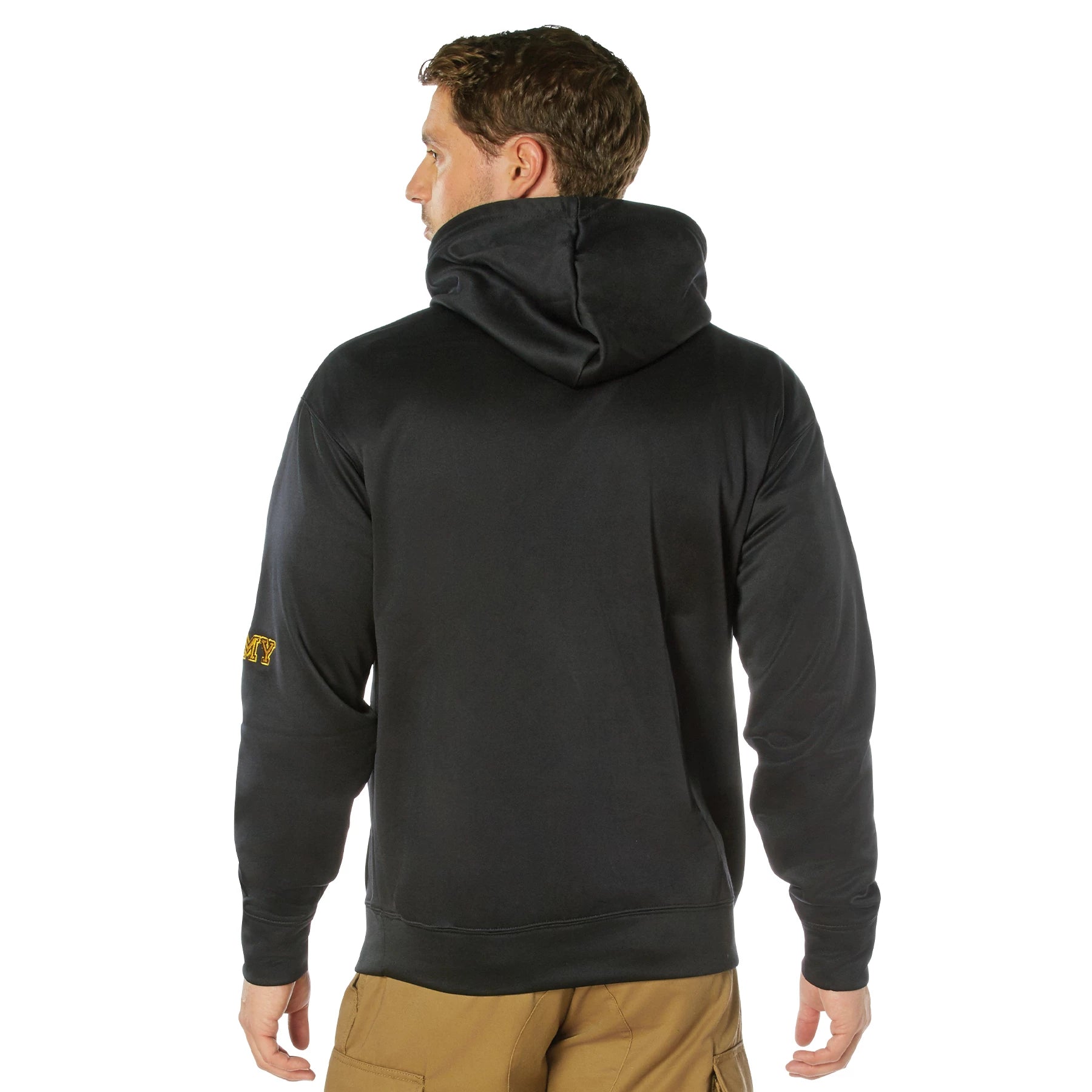 Rothco Army Pullover Hoodie - Black Sweatshirts & Hoodies detail photo