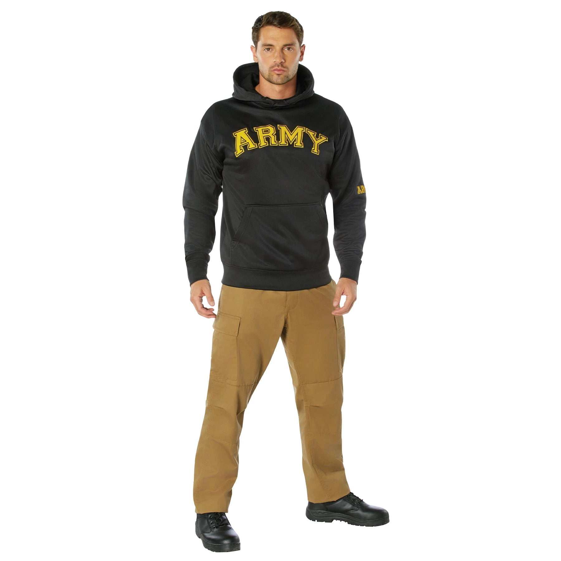 Rothco Army Pullover Hoodie - Black Sweatshirts & Hoodies alternate photo