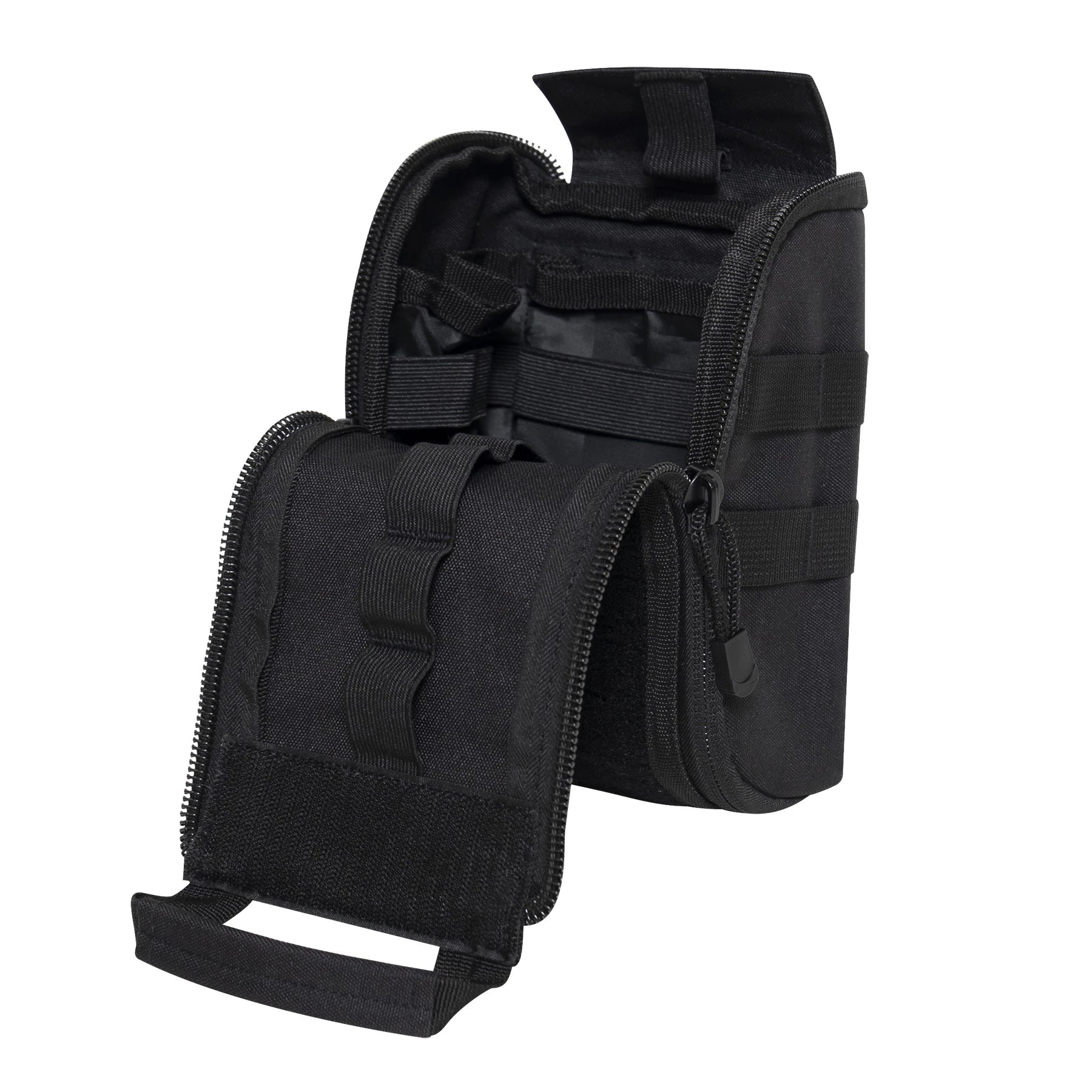 Rothco Fast Action MOLLE Medical Pouch Black EMT Accessories side detail photo