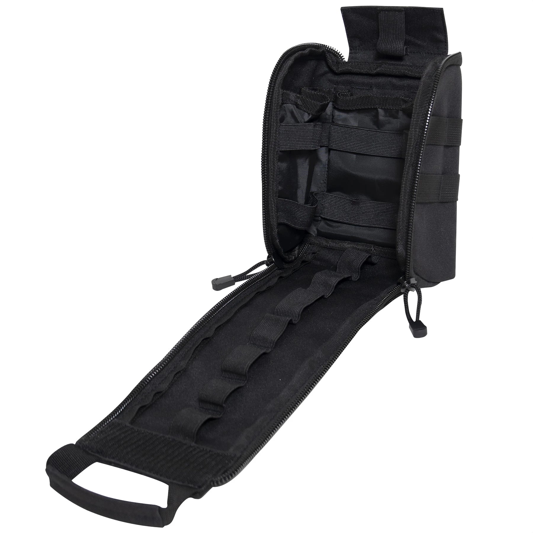 Rothco Fast Action MOLLE Medical Pouch Black EMT Accessories angled product photo