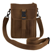 Rothco Canvas Travel Portfolio Bag Earth Brown Sneak Previews detail photo