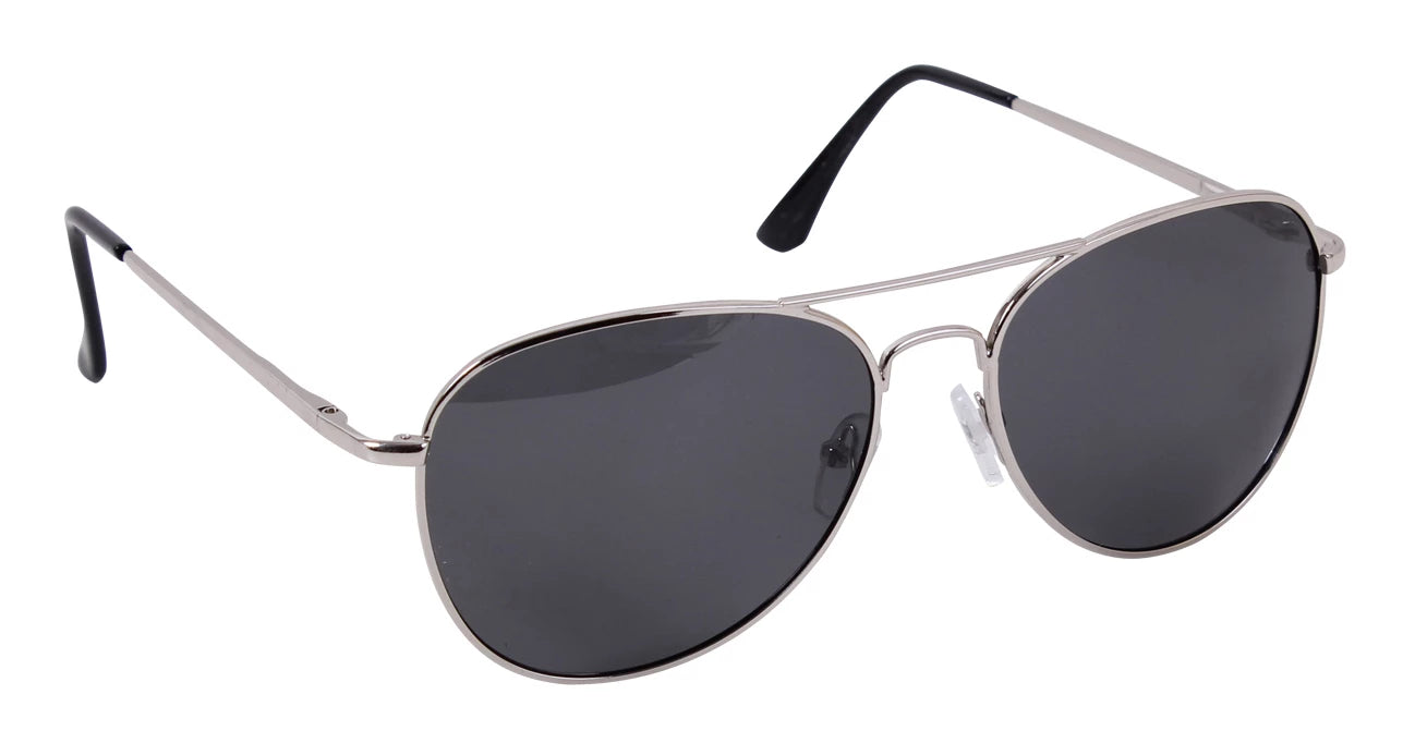 Rothco 58mm Polarized Sunglasses Chrome / Smoke Military alternate photo