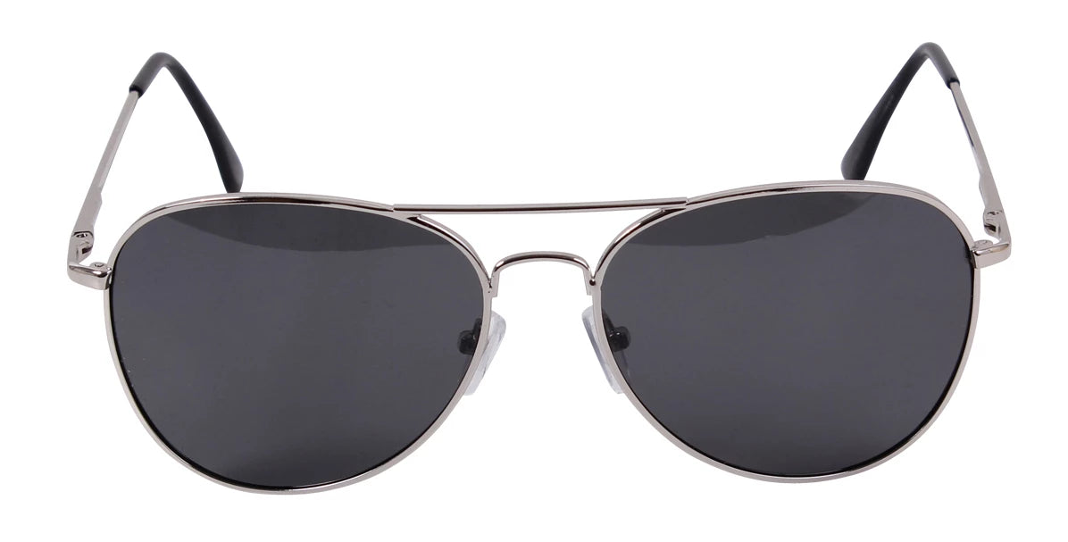 Rothco 58mm Polarized Sunglasses Chrome / Smoke Military detail photo