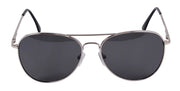 Rothco 58mm Polarized Sunglasses Chrome / Smoke Military detail photo