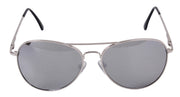 Rothco 58mm Polarized Sunglasses Chrome / Smoke Military side detail photo