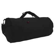 Rothco Canvas Shoulder Duffle Bag Black 19 Inches Holiday Must-Haves detail photo