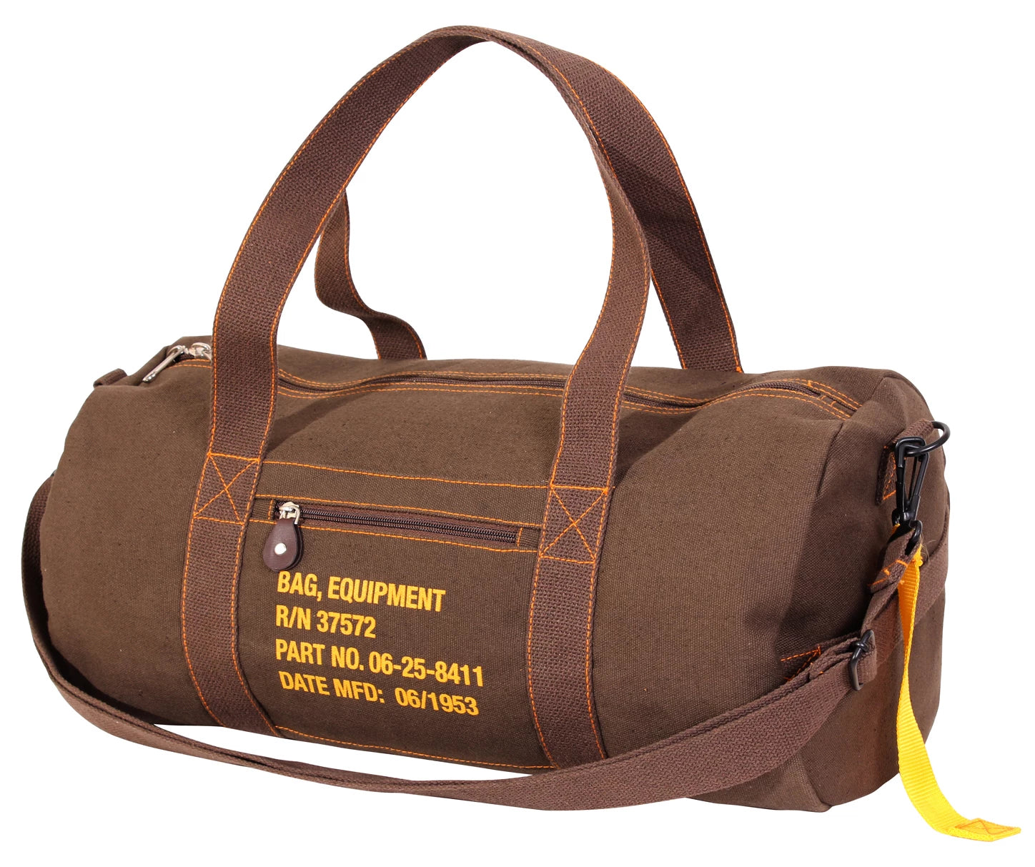 Rothco 24 Inch Canvas Equipment Bag Olive Drab 24 Inches reverse view