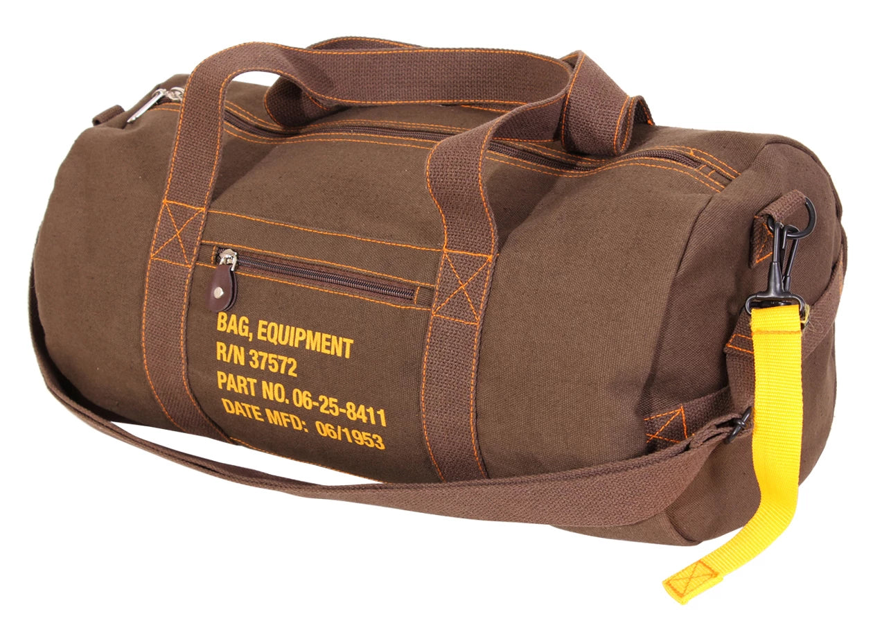 Rothco 24 Inch Canvas Equipment Bag Olive Drab 24 angled product photo