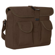 Rothco Canvas Ammo Shoulder Bag Earth Brown Sneak Previews close-up photo