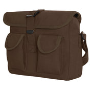 Rothco Canvas Ammo Shoulder Bag Earth Brown Sneak Previews side detail photo