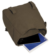 Rothco Heavyweight Canvas Musette Bag Olive Drab Military Tool Bags close-up photo