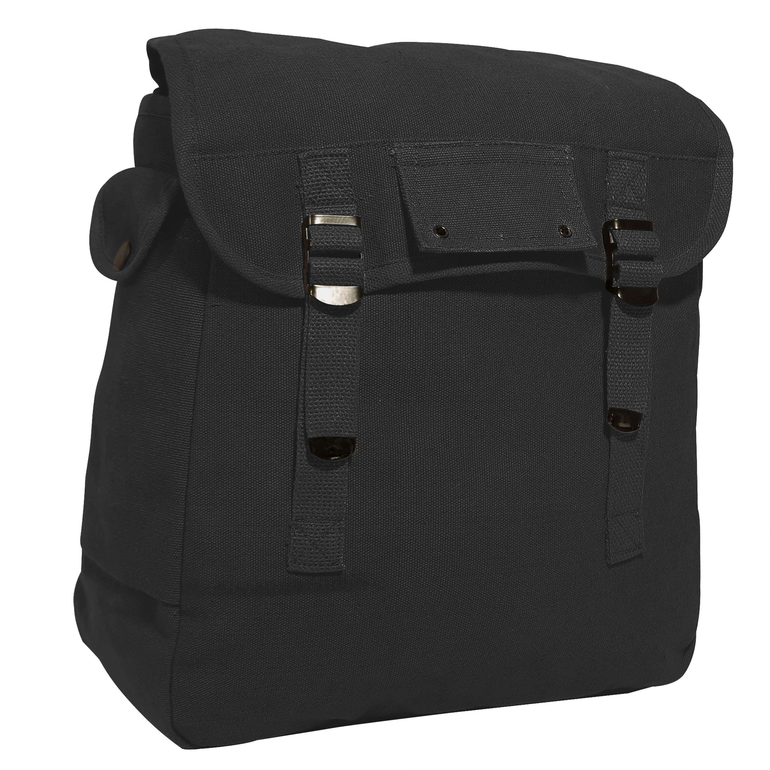 Rothco Heavyweight Canvas Musette Bag Olive Drab Military Tool side detail photo