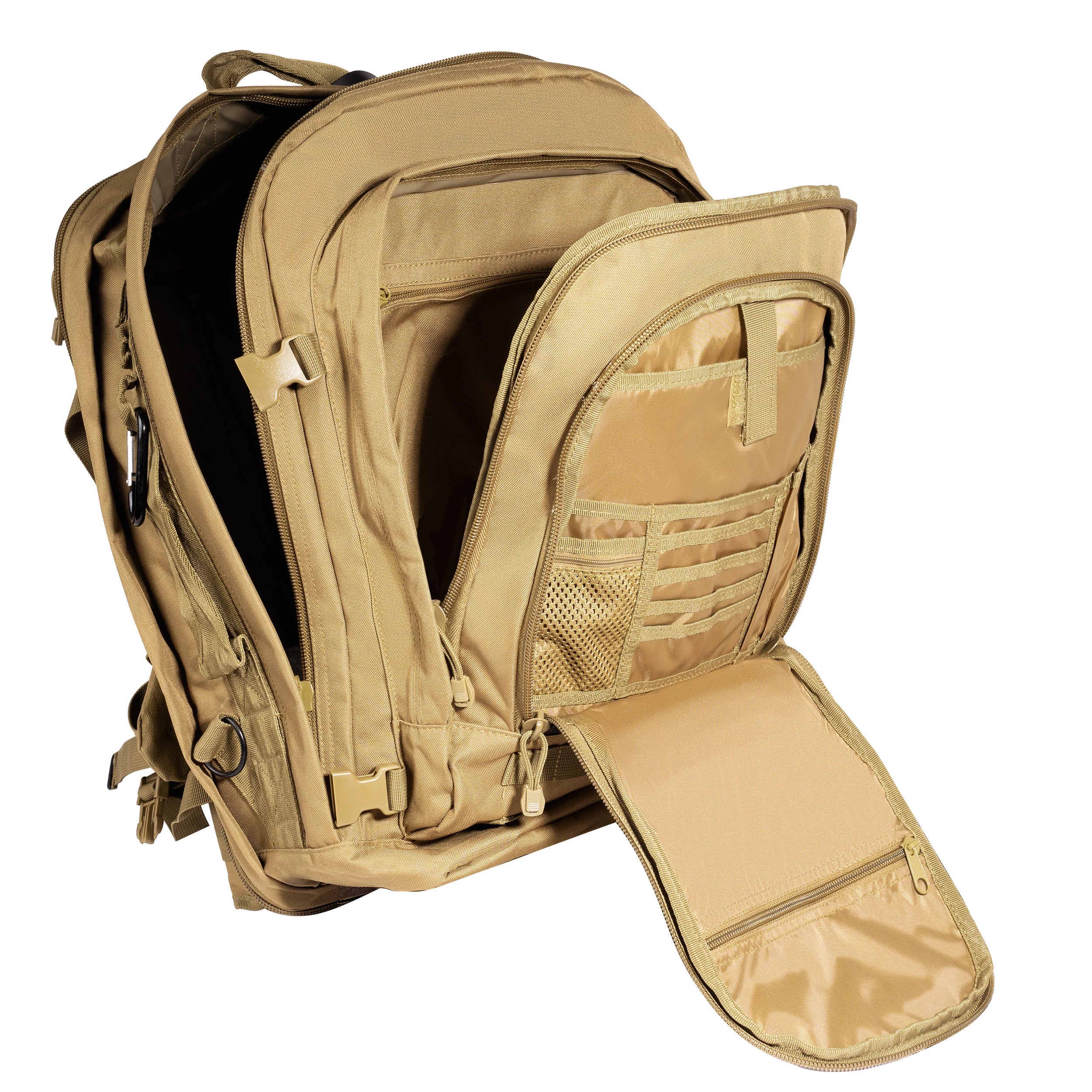 Rothco Move Out Tactical Travel Backpack Coyote Brown Backpacks & detail photo