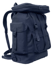 Rothco Canvas European Style Rucksack Bug Out Bag Collection side detail photo