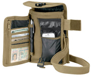 Rothco Canvas Travel Portfolio Bag Earth Brown Sneak Previews reverse view