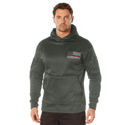 Rothco Thin Red Line Concealed Carry Hoodie Gunmetal Grey 4XL alternate photo