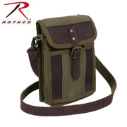 ROTHCo Canvas Travel Portfolio Bag With Leather Accents - Security Pro USA