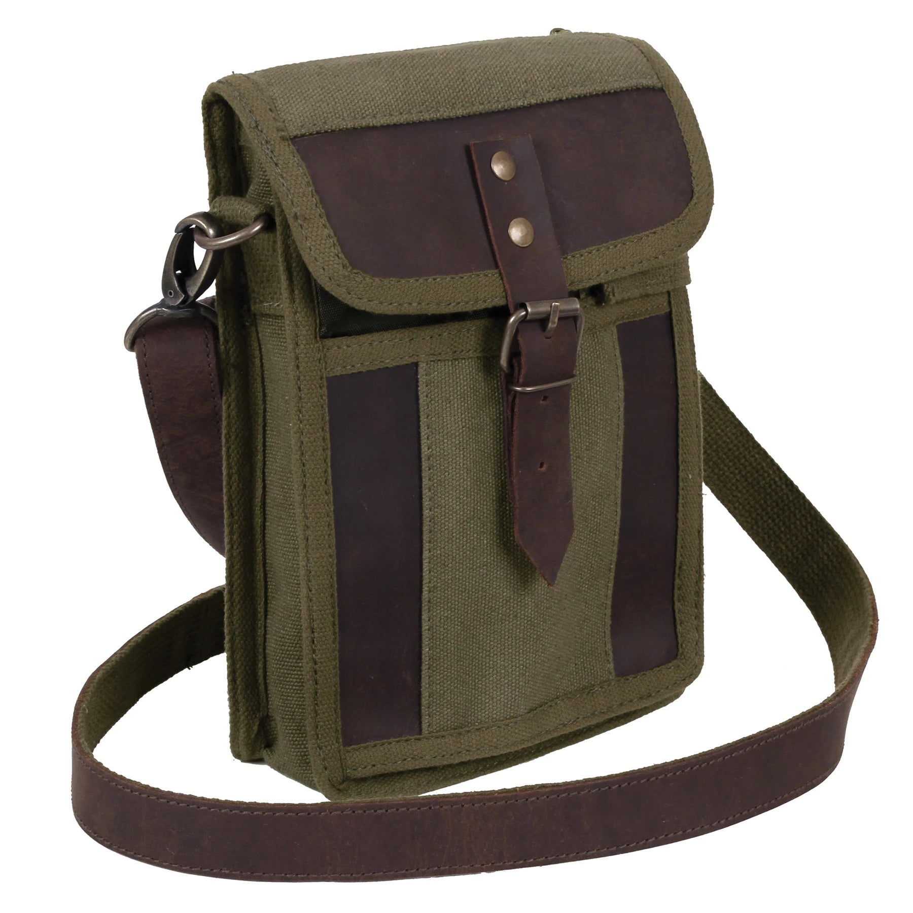Rothco Canvas Travel Portfolio Bag With Leather Accents Tablet Cases additional view