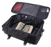 Rothco 3-In-1 Convertible Mission Bag Black Sneak Previews angled product photo