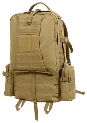 Rothco Global Assault Pack Black Concealed Carry Bags reverse view