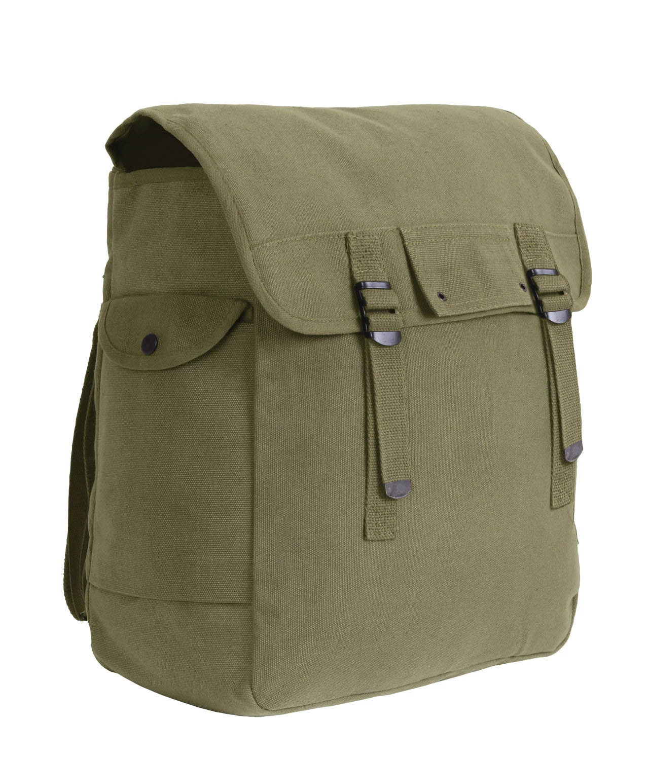 Rothco Canvas Jumbo Musette Bag Olive Drab Military Tool Bags reverse view