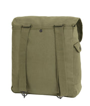 Rothco Canvas Jumbo Musette Bag Olive Drab Military Tool side detail photo