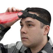 Rothco 5 Bulb LED Headlamp Black Flashlight reverse view