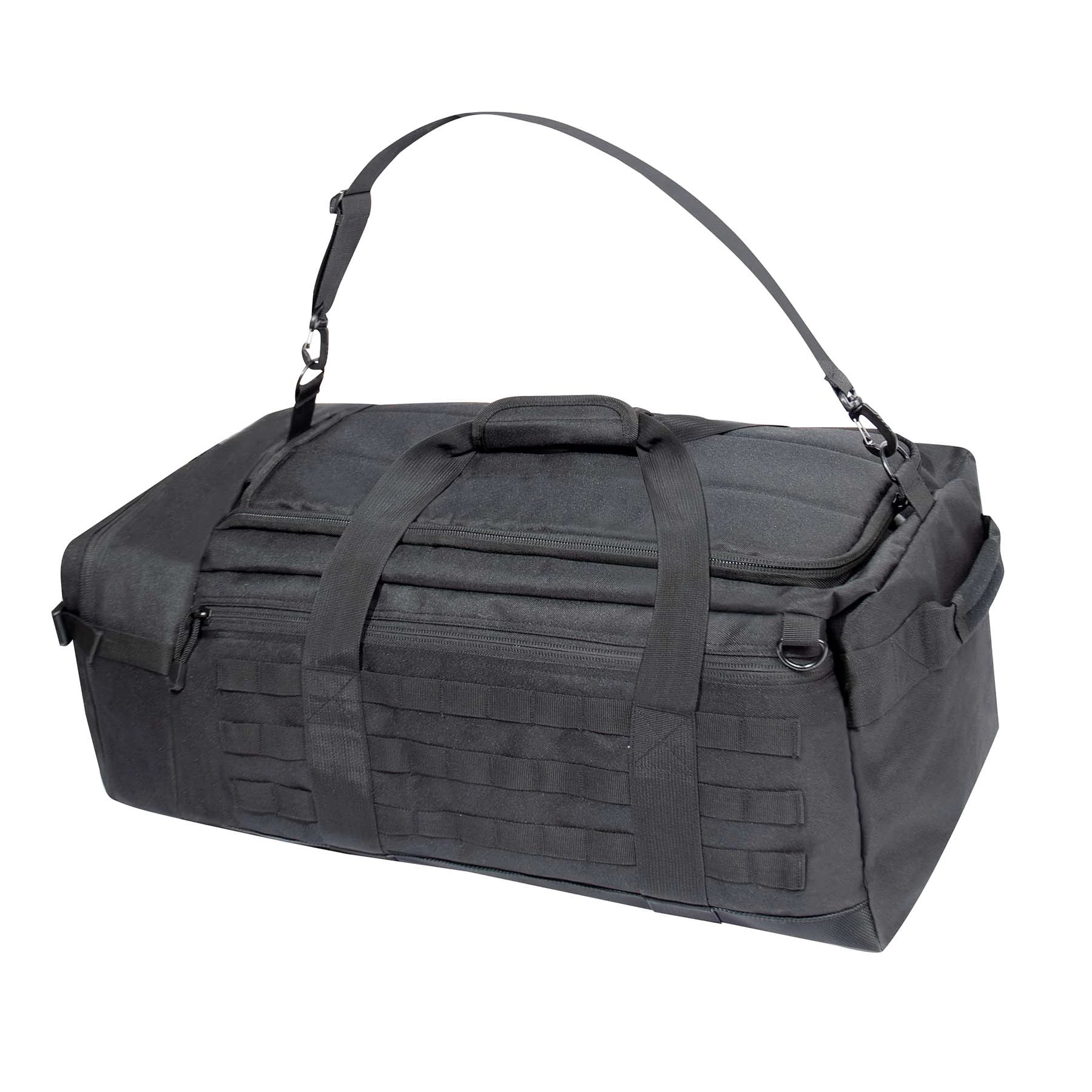 Rothco Tactical Defender Duffle Bag - Black Bags close-up photo