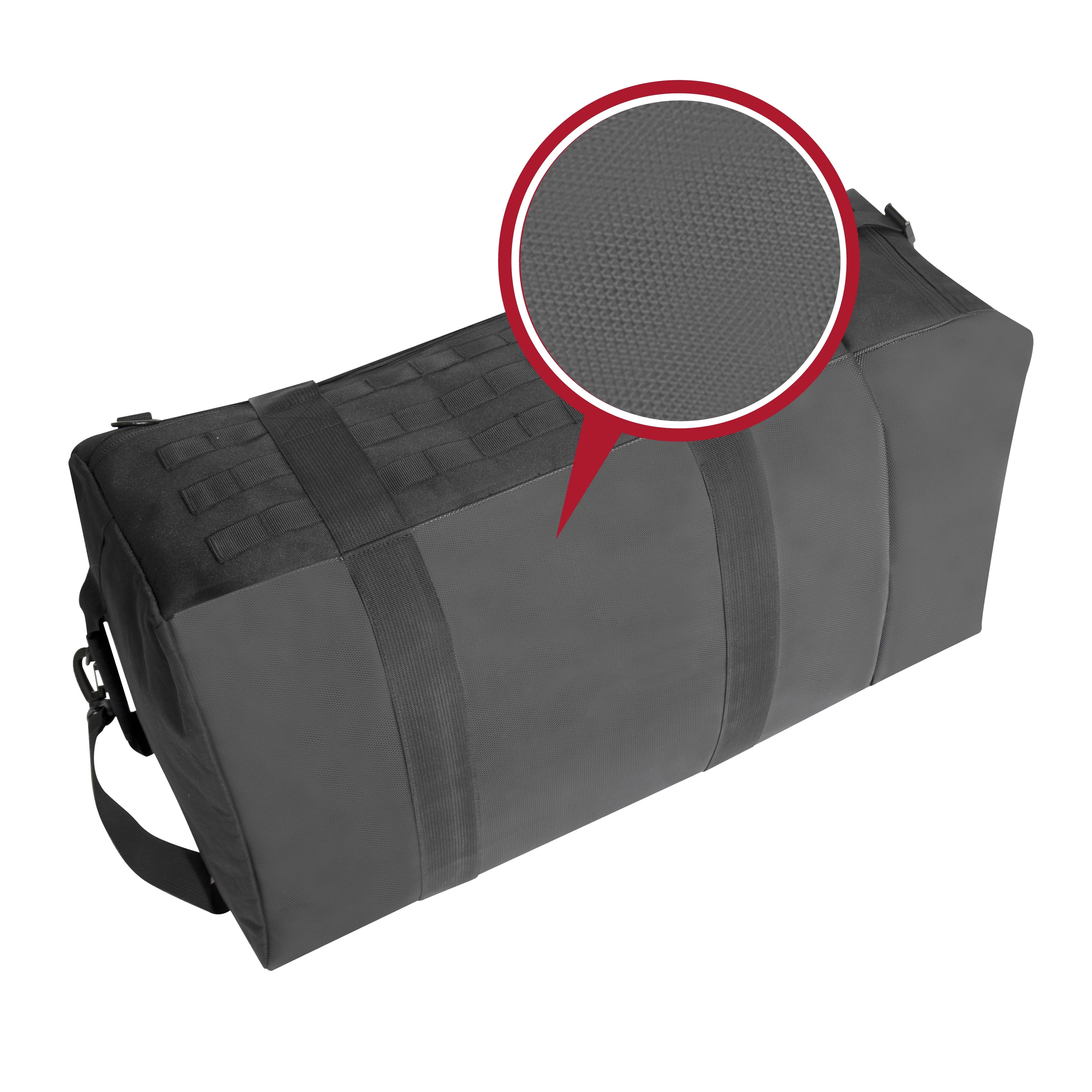 Rothco Tactical Defender Duffle Bag - Black Bags reverse view