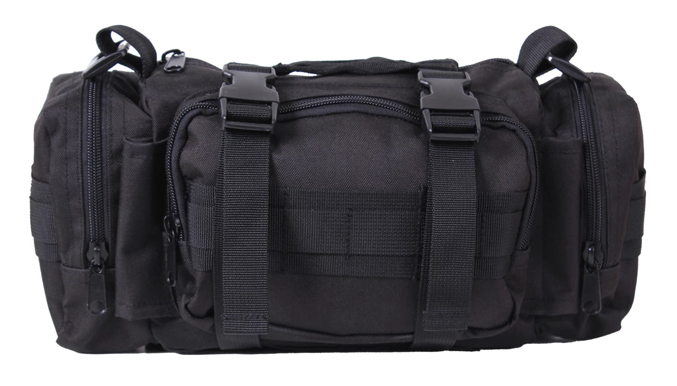 Rothco Tactical Convertipack Black Packs side detail photo