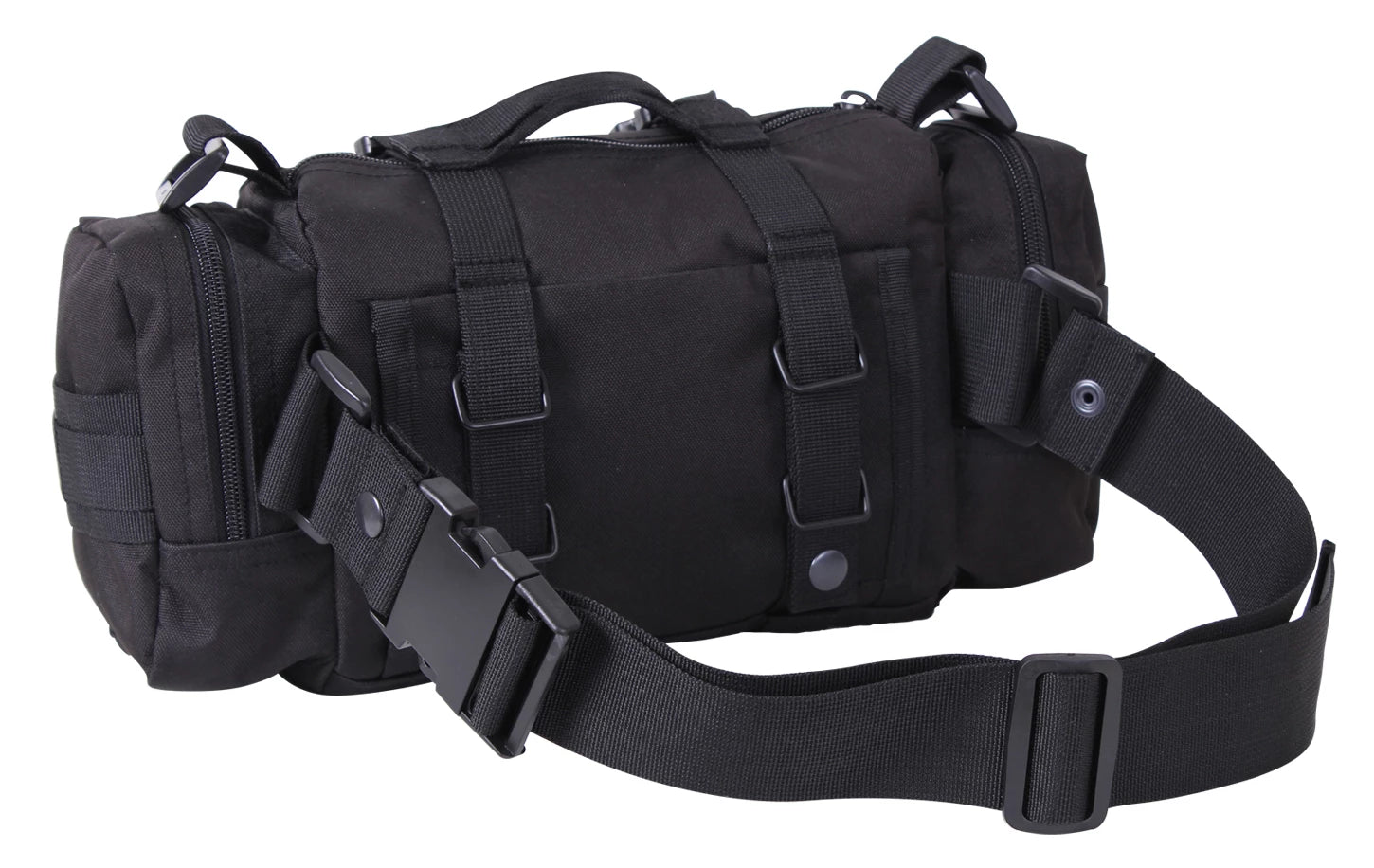 Rothco Tactical Convertipack Black Packs angled product photo