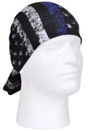 Rothco Thin Blue Line Multi-Use Tactical Wrap Military Hats additional view