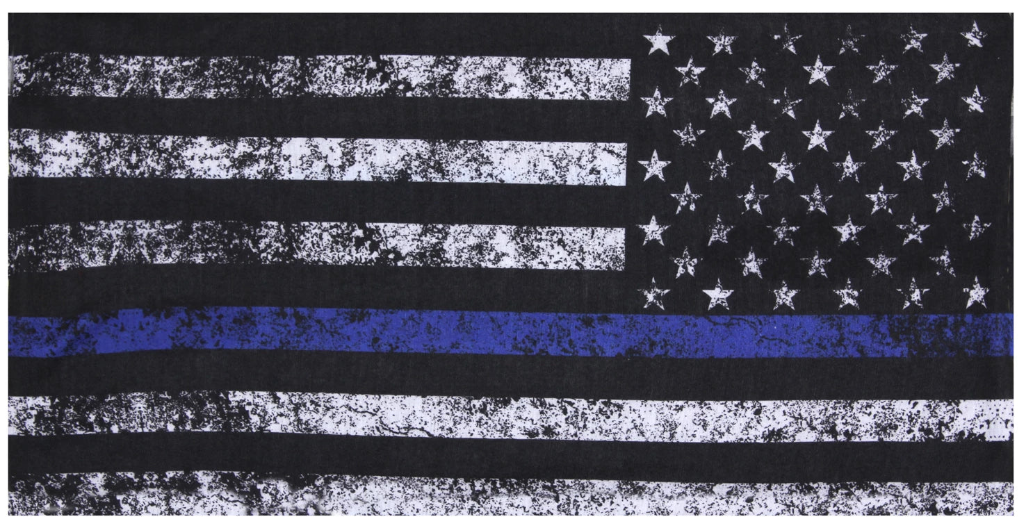 Rothco Thin Blue Line Multi-Use Tactical Wrap Military Hats alternate photo