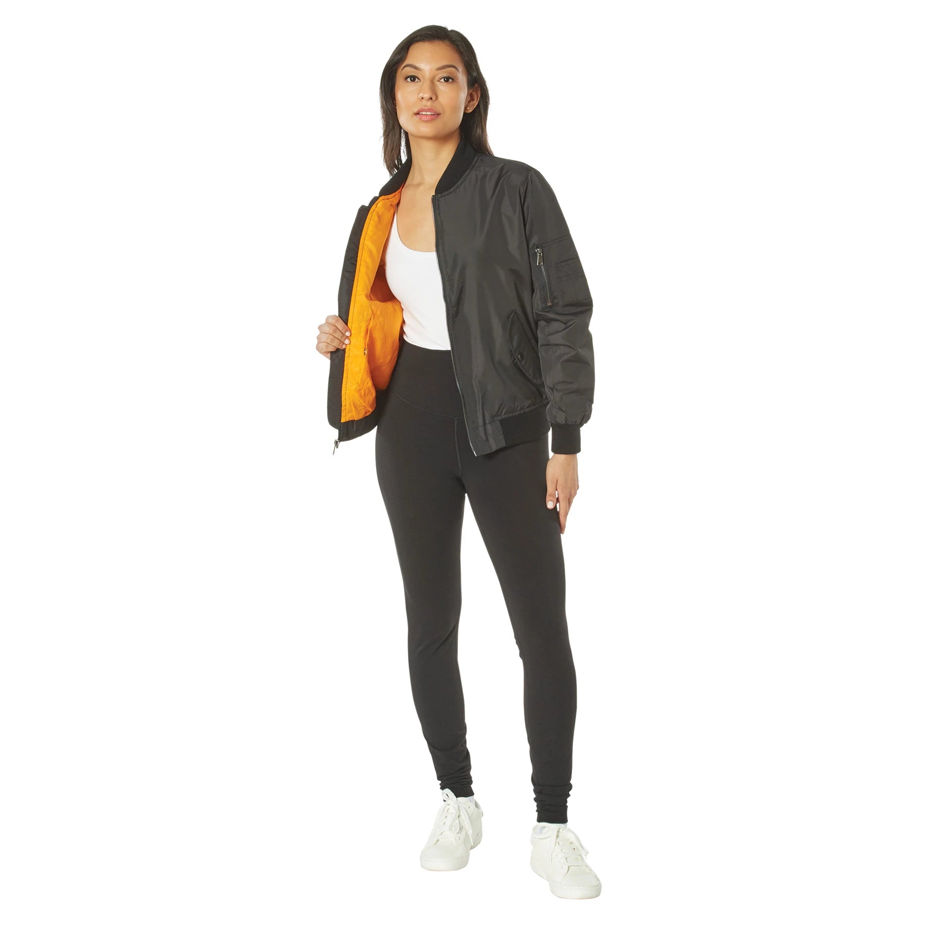 Rothco Womens Lightweight MA-1 Flight Jacket Women's Apparel alternate photo