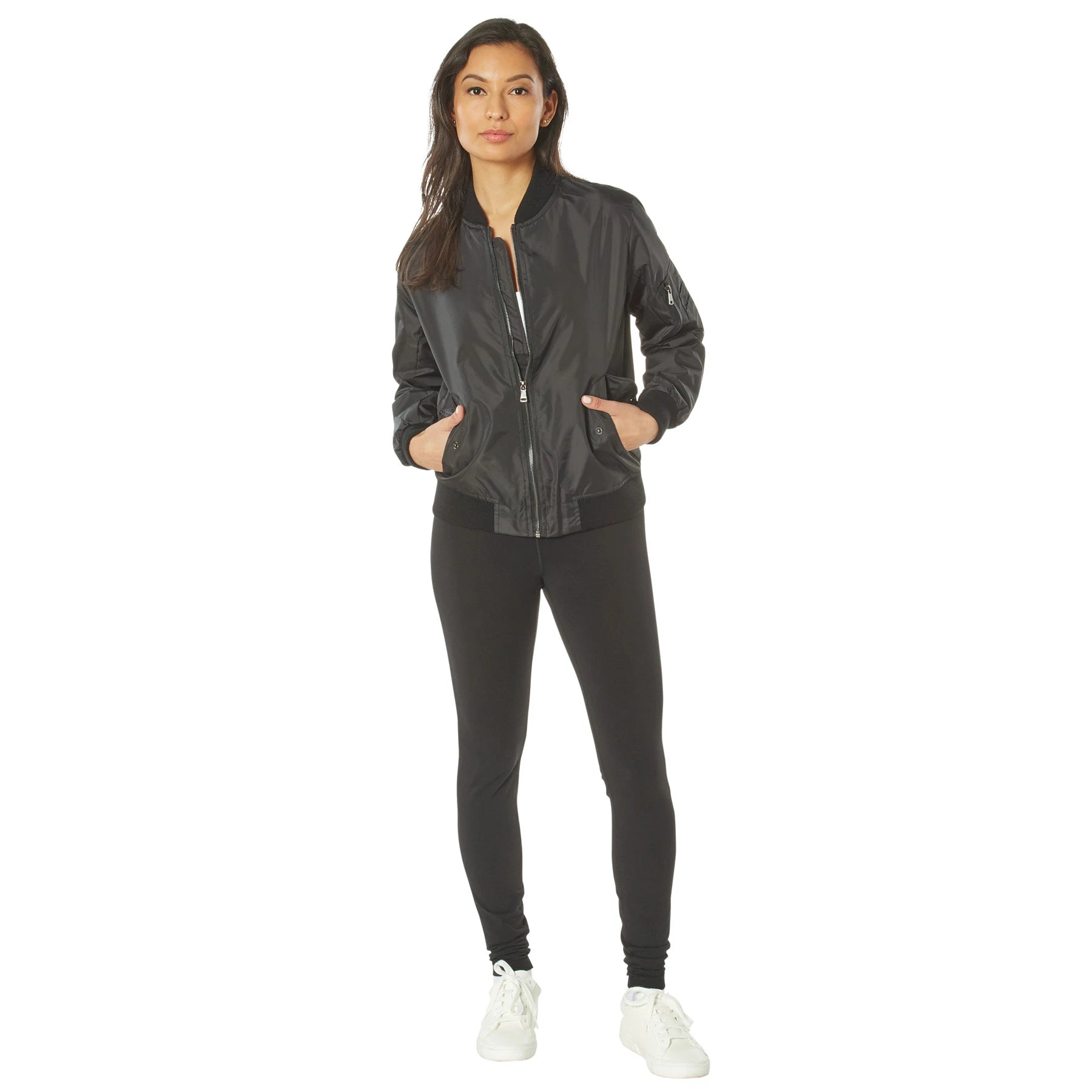 Rothco Womens Lightweight MA-1 Flight Jacket Women's Apparel detail photo