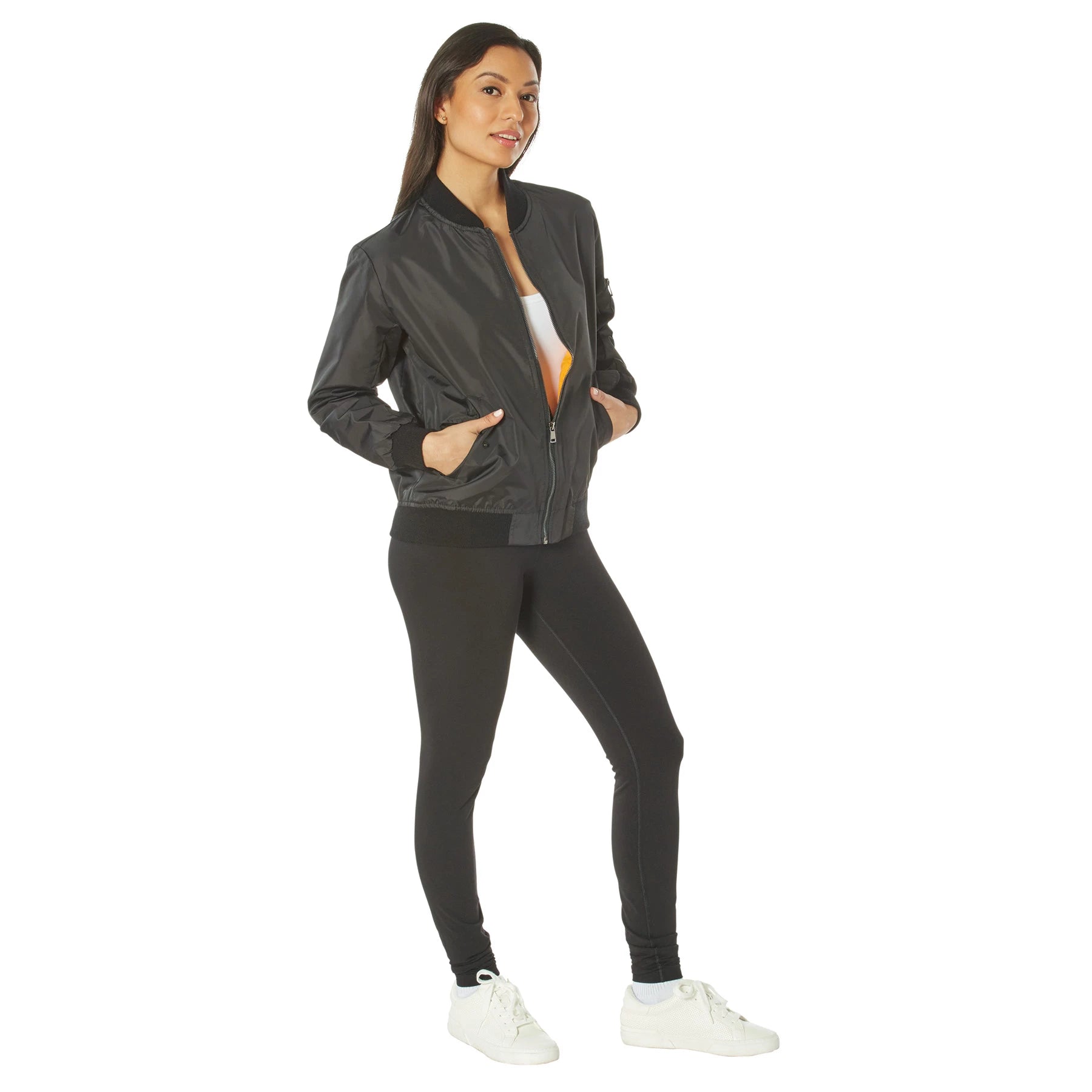 Rothco Womens Lightweight MA-1 Flight Jacket Women's Apparel additional view