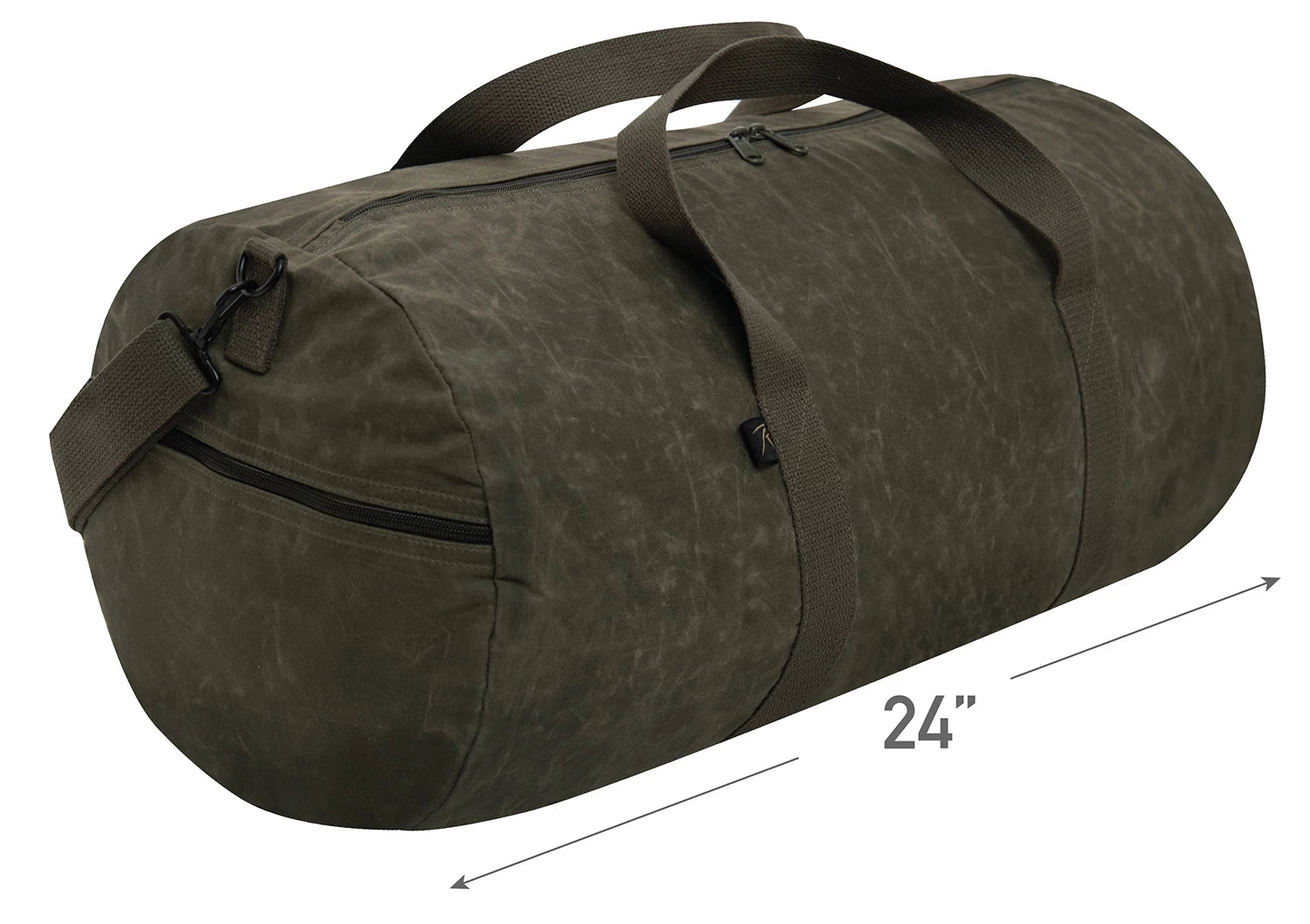 Rothco Waxed Canvas Shoulder Duffle Bag - 24 Inch Bags close-up photo