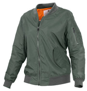 Rothco Womens Lightweight MA-1 Flight Jacket Women's Apparel reverse view