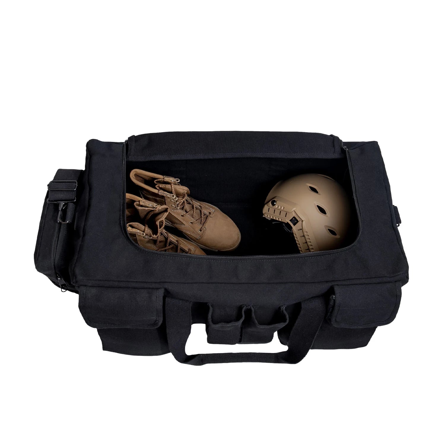 Rothco Canvas Pocketed Military Gear Bag Bags close-up photo